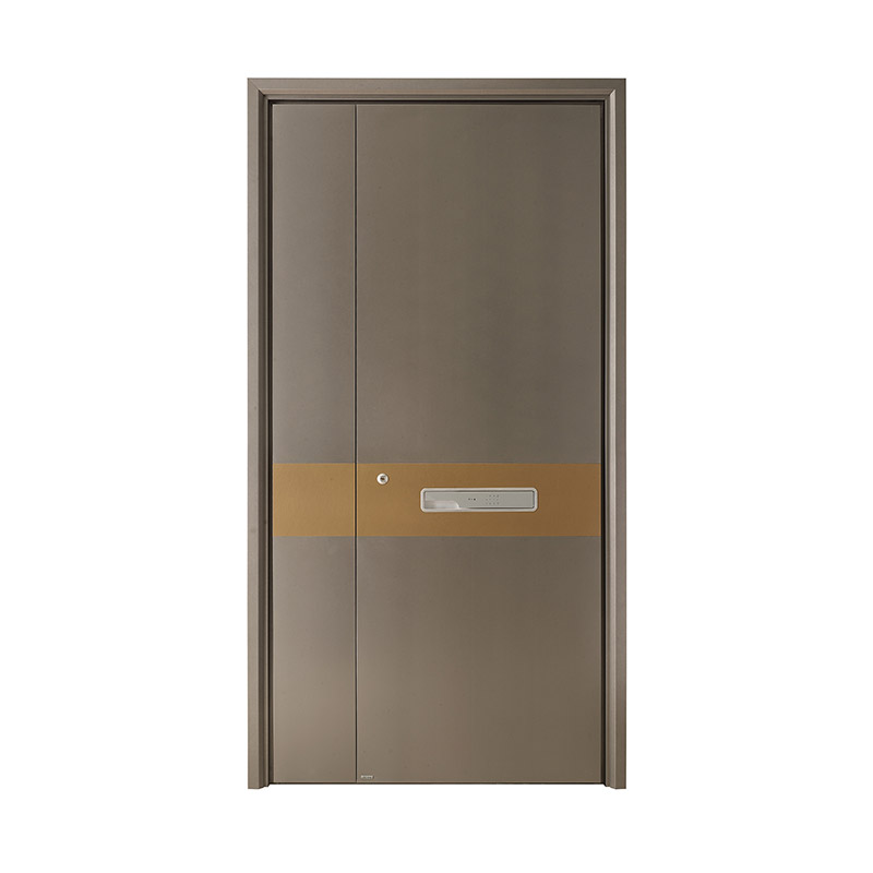 Light Luxury Contrast Unequal Double Leaf Door
