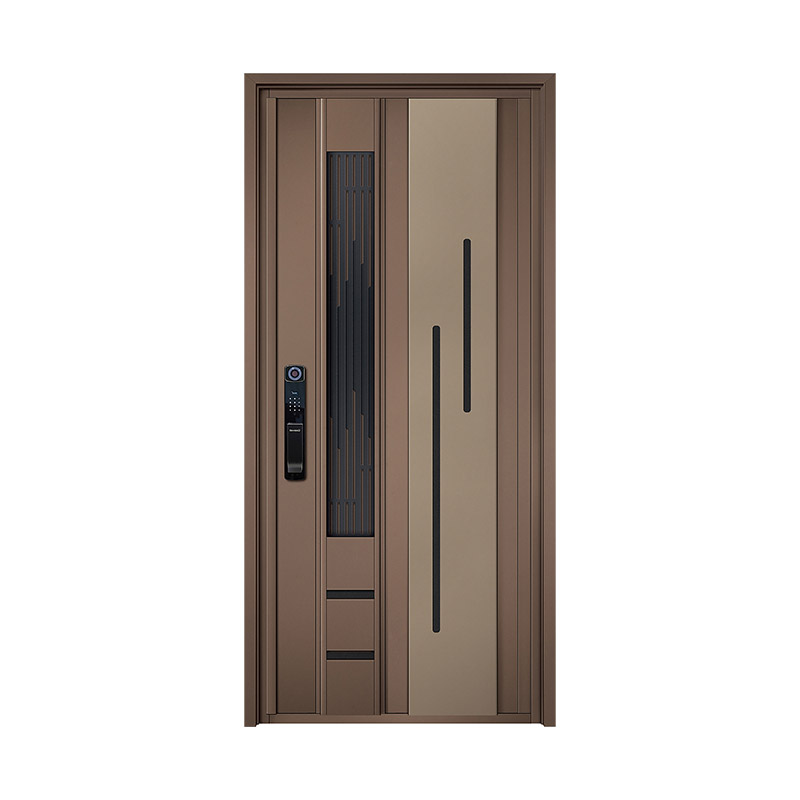 Fashionable Contrast Single Leaf Door with a Openable Small Door within