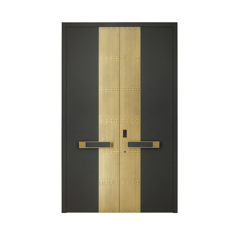 Contrast Textured Double Leaf Door