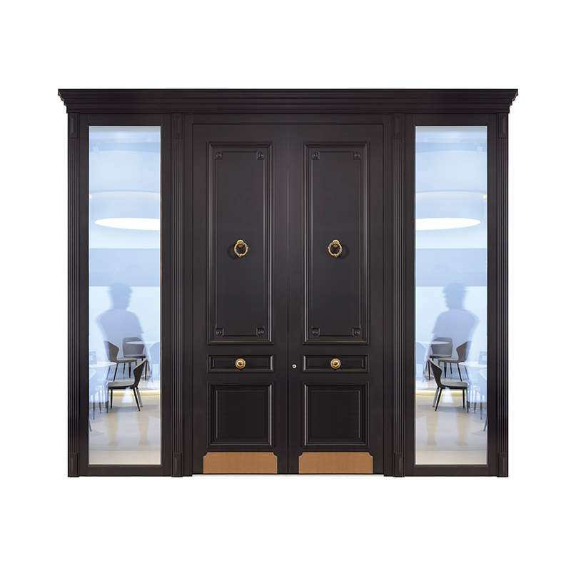 Classic Double Leaf Door With Clear Sidelites