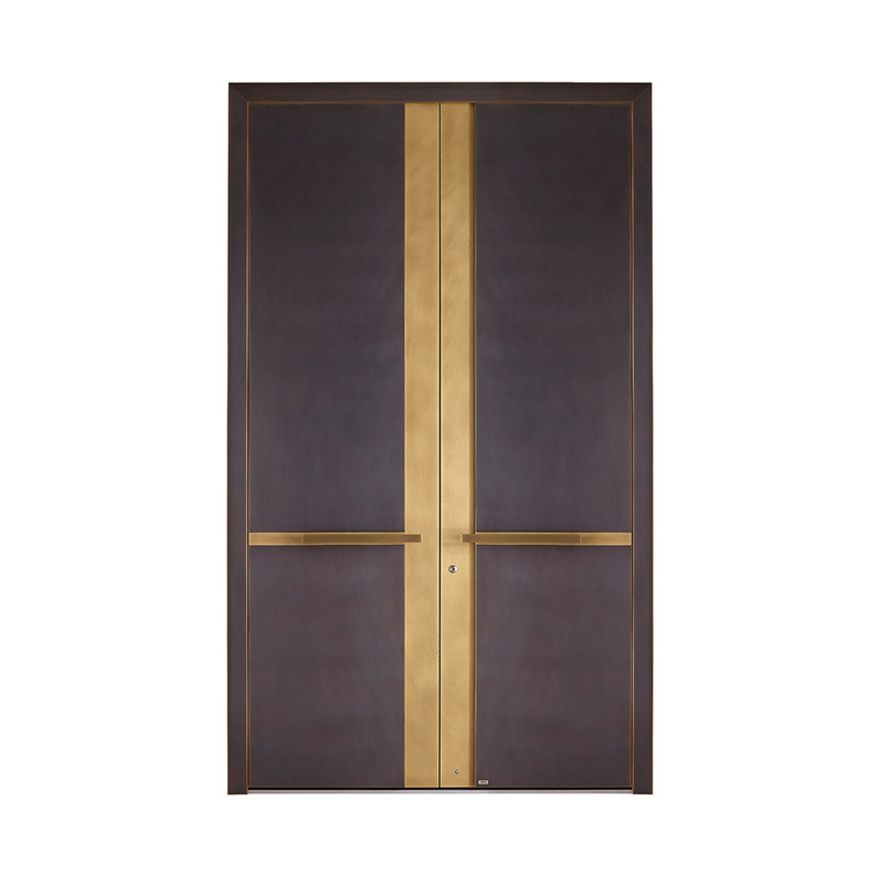 Luxury Copper Double Leaf Door