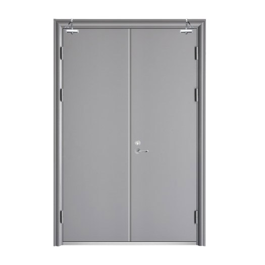 Double Leaf Fire Rated Door with Door Closer