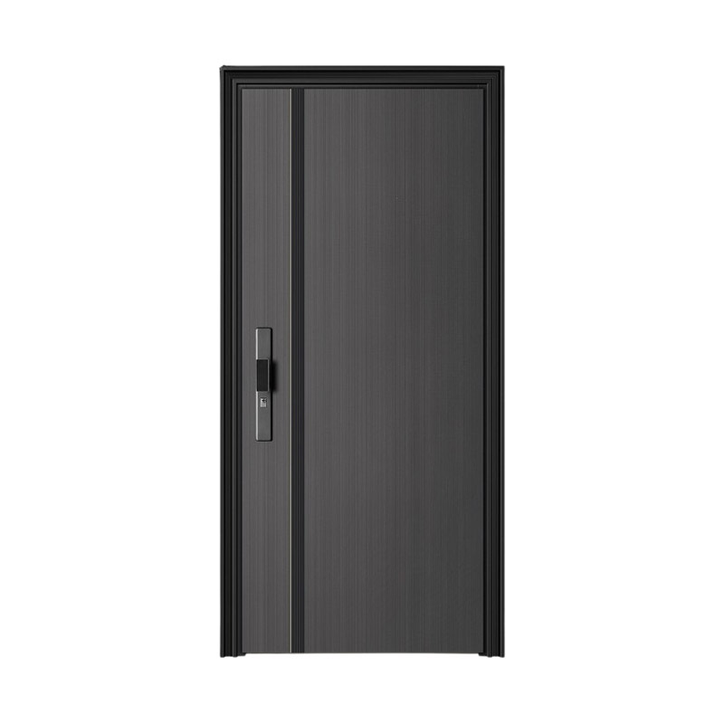 Simple 3D Linear Fire Rated Single Leaf Steel Door